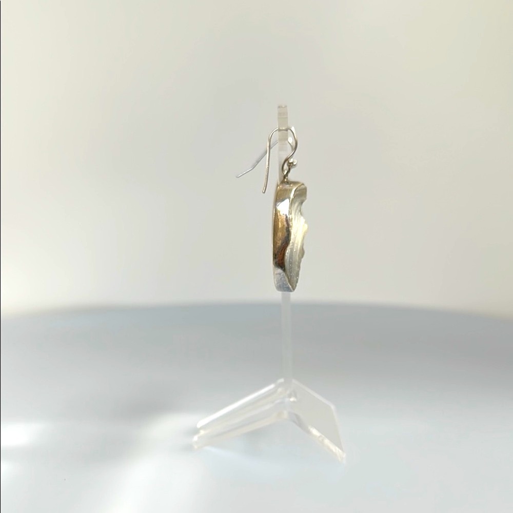 925 Silver real stone Earrings​​ - Picture 2 of 3